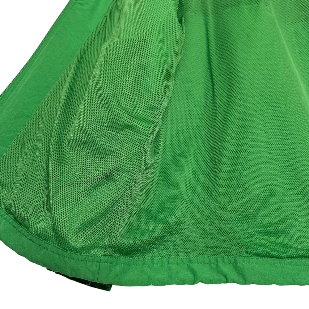 Nike Tracksuit Set Windbreaker Jacket‎ Pants Silver Tag Y2K Green Poly Warp L